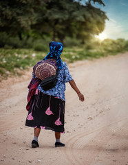 bushman old woman
