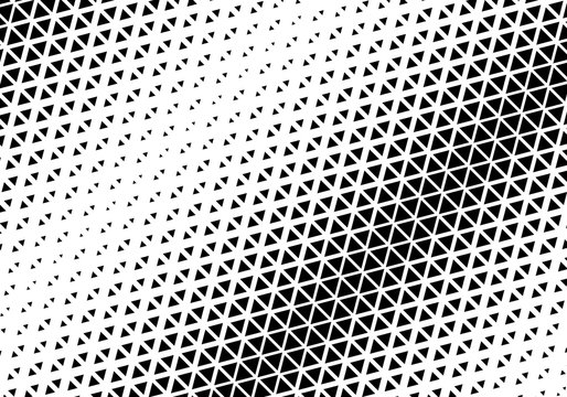 Abstract Triangular Background. Black White Diagonal Geometric Pattern.