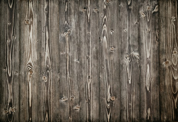 Rustic wood plank background. Closed up texture of beautiful wooden pattern texture with vignette applied.