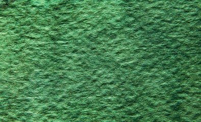 Texture papier aquarelle en gros plan avec aplat de vert