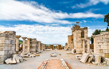 Ruins of the St. John Basilica at Ephesus in Turkey