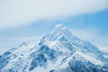 Mt Cook, the tallest mountain in New Zealand