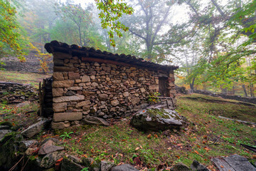 Casa rural en el Castañar del Linar. Casillas.  Avila . España. Europa.