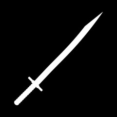 Sword sign icon.