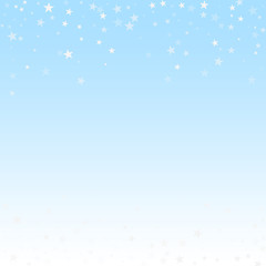 Random falling stars Christmas background. Subtle 