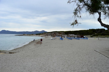 Obraz premium Can Picafort beach in Palma de Mallorca, Spain