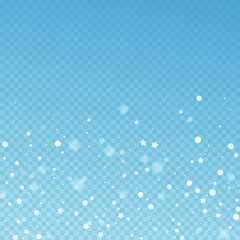 Magic stars random Christmas background. Subtle fl