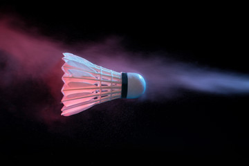 Badminton action , Badminton shuttlecock, Fast Shuttlecock