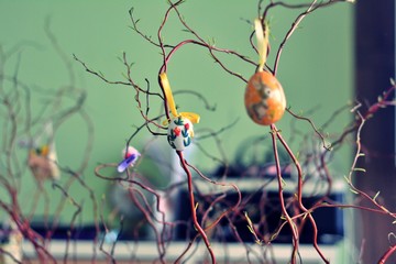 colorful easter eggs