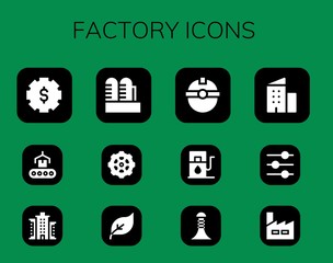 factory icon set