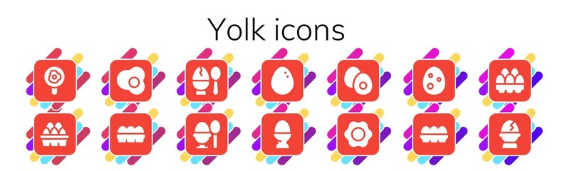 yolk icon set