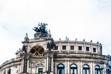 DRESDEN, GERMANY - July 23, 2017: Semperoper Dresden, Germany