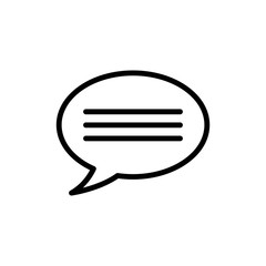 bubble speech - communication icon vector design template
