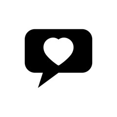 bubble speech - communication icon vector design template