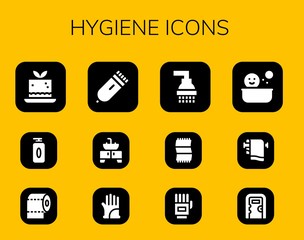 hygiene icon set