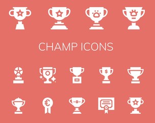 champ icon set