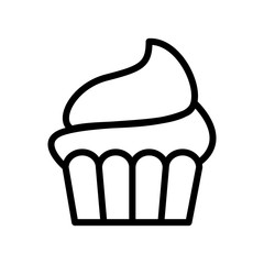 Cupcake icon Vector