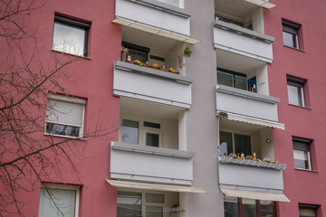 Fototapeta na wymiar festive balcony