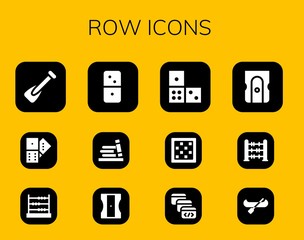 row icon set