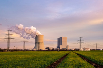 Fototapeta premium Kraftwerk Lippendorf Leipzig