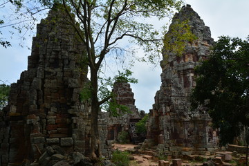 Fototapeta premium Wat Banan Battambang Cambodge
