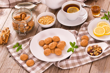 Amaretti cookies.