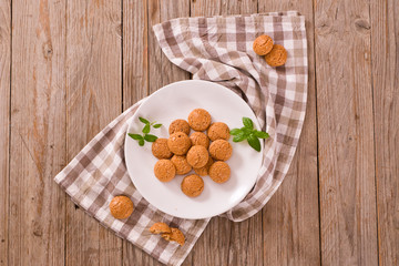 Amaretti cookies.