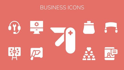 business icon set