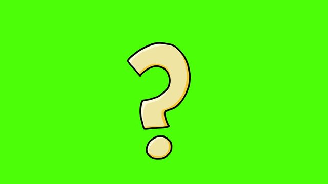 Fragezeichen Animation Cartoon