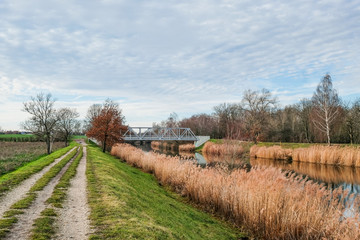 Brücke über den Saale Leipzig Kanal