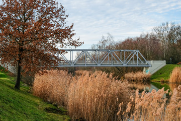 Brücke über den Saale Leipzig Kanal Saale Elter Kanal