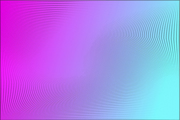 Pink blue halftone wide background