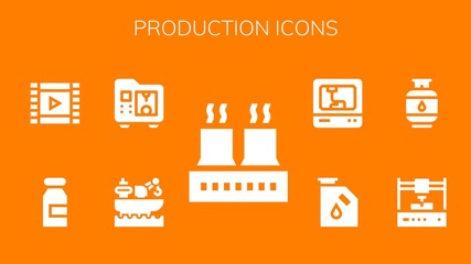 production icon set