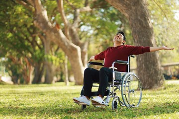 man in wheelchair