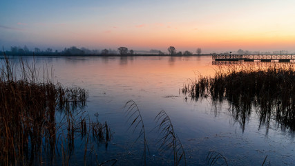 Zalew Dojlidzki, Grudniowy poranek,Dojlidy, Białystok,Podlasie © podlaski49