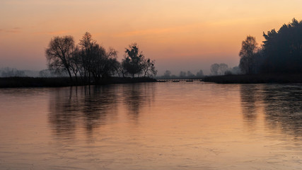 Zalew Dojlidzki, Grudniowy poranek,Dojlidy, Białystok,Podlasie © podlaski49