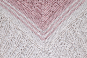 Knitted pattern close up 2