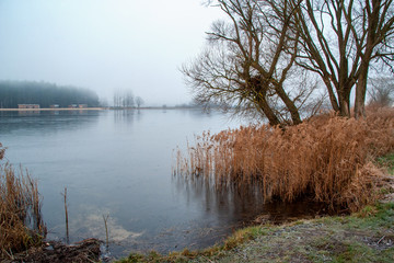 Zalew Dojlidzki, Grudniowy poranek,Dojlidy, Białystok,Podlasie © podlaski49