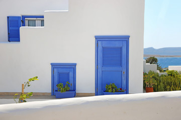 traditional houses at Koufonisia islands Cyclades Greece