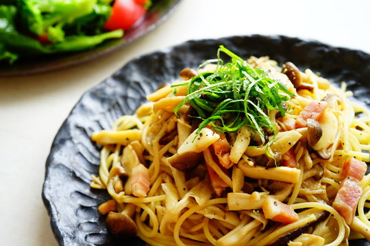 きのこパスタ