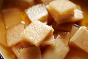 Korean sour white radish pickle 