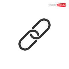 Chain Link Icon Design Vector