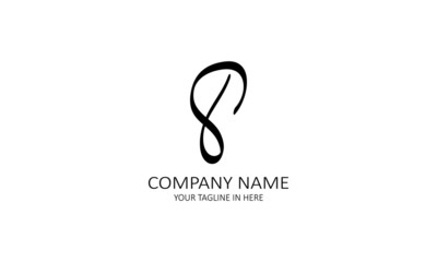 The concept of the logo with the initials letter B is a simple classical model handwritten script, very suitable for a symbol or company logo in an art or photography midwife
