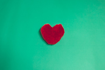 Love, gift, holiday, happiness, valentine's day, green background