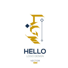 Creative Arabic typography Mean in English ( Hello ) , Arabic Calligraphy  