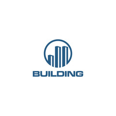 Building Construction Real Estate Logo Template Vector Icon