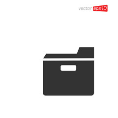File Manager Icon Design Vector