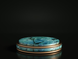 Beautiful, elegant, abstract background with metal and the texture of stone, marble and granite. 3d illustration, 3d rendering.