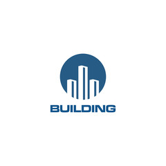 Obraz premium Building Construction Real Estate Logo Template Vector Icon