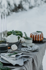 white, dining, cafe, decoration, interior, banquet, party, tablecloth, christmas
